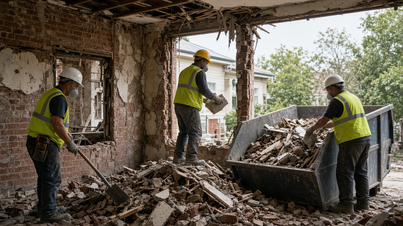 Demolition labour hire Melbourne strip-out crew 2026