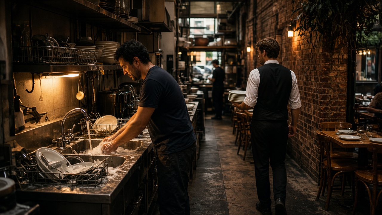 Hospitality labour hire Melbourne kitchen hand and waiter 2026