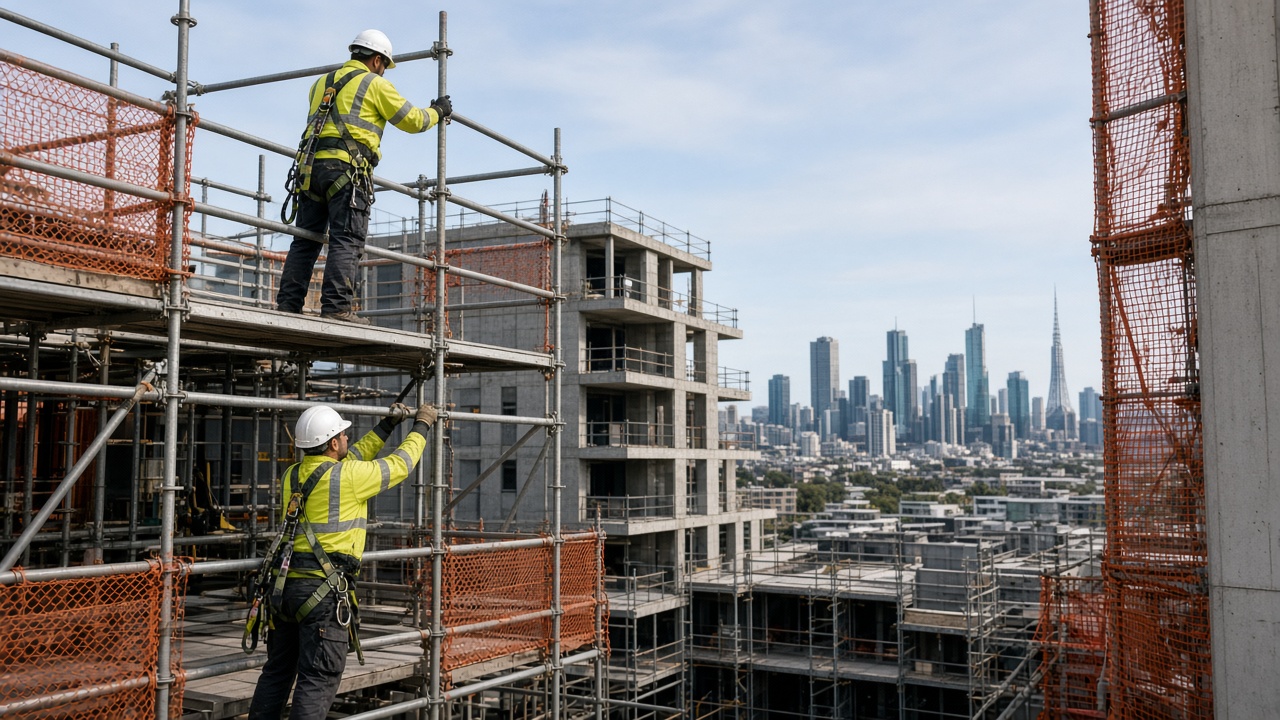 Scaffolding labour hire Melbourne scaffolders erecting 2026